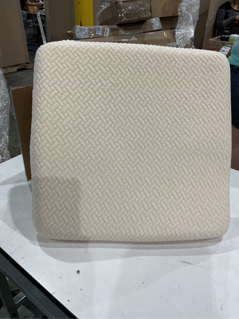 Condition photo showing As Is for non slip seat cover, comfortable wrinkle resistant stretch fabric chair covers, for normal and high back chairs decor (yellow)
