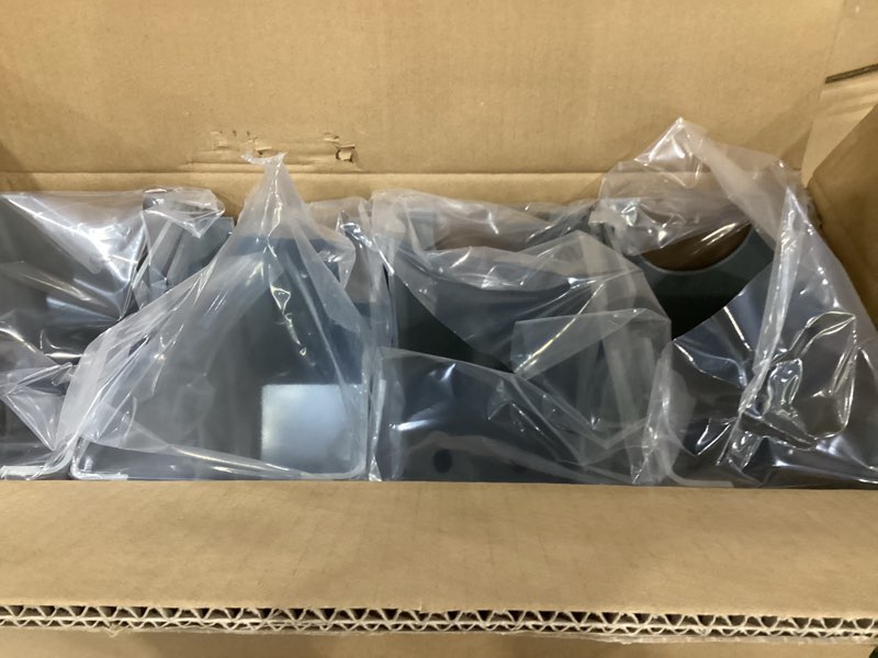 Condition photo showing New/Like New for 4 Pack Cantilever Gate Rollers Poly Cover with Bracket Universal Gate Cover fit 3", 4", 6 5/8" Cantilever Rollers Chain Link Fence Sliding Hardware Kit