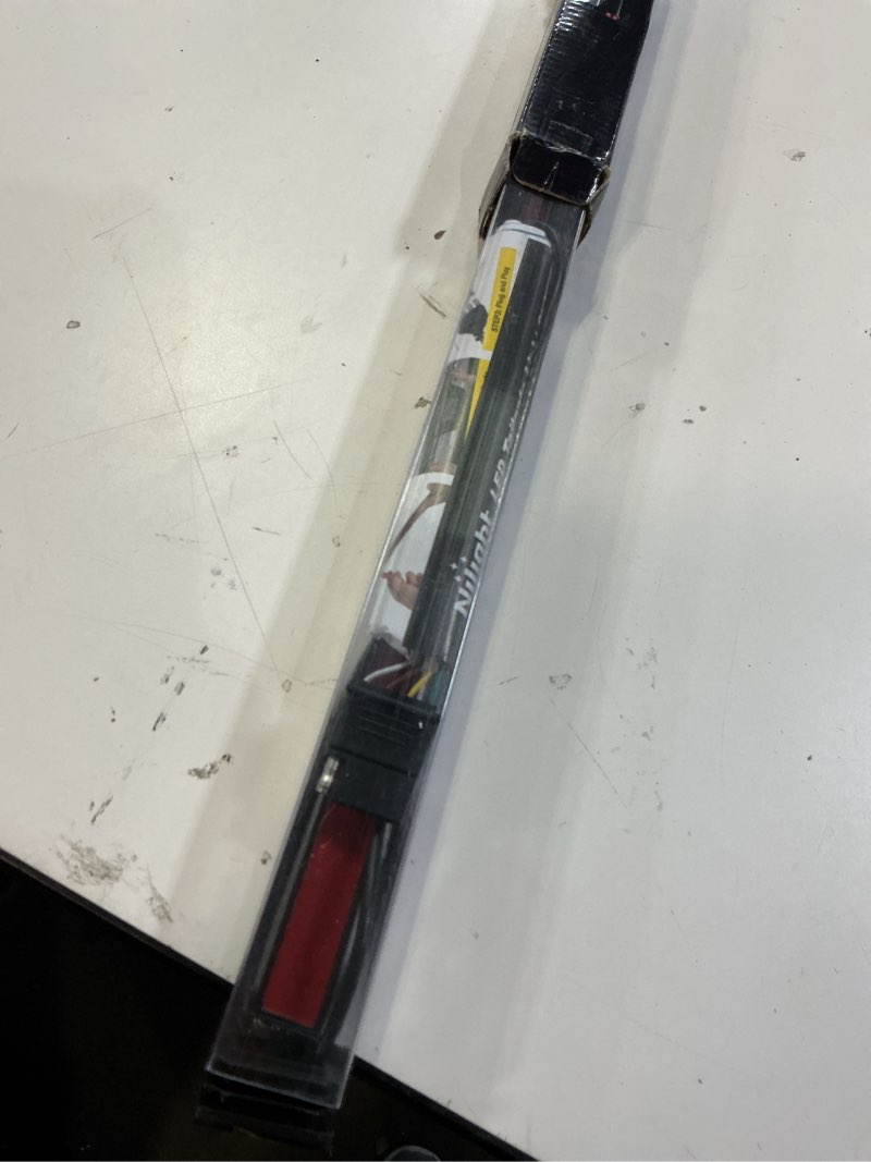 Condition photo showing Good Condition for Nilight Truck Tailgate Light Strip 60" Aluminum FrameTriple Row Light Bar 1200 LED w/ Red Running Brake White Reverse Light Red Sequential Turn Signal