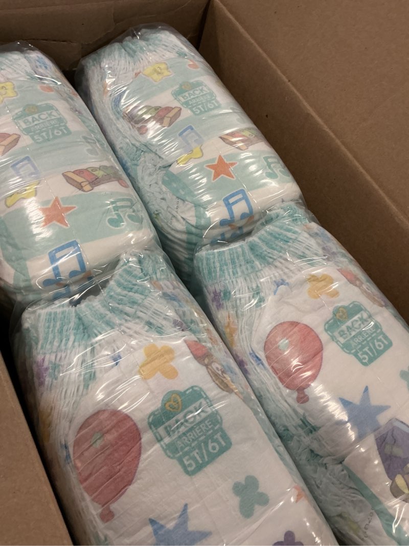 Condition photo showing Good Condition for pampers training pants - easy ups boys & girls bluey - size 5t-6t, 84 count, children's potty underwear (packaging may vary) 5t-6t 84