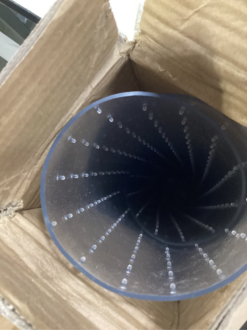 Condition photo showing As Is for wasjoye office chair mat for carpet, 36" round clear home carpet chair mat protector cover with non-slip studded for computer desk rolling chair 36" round for carpet