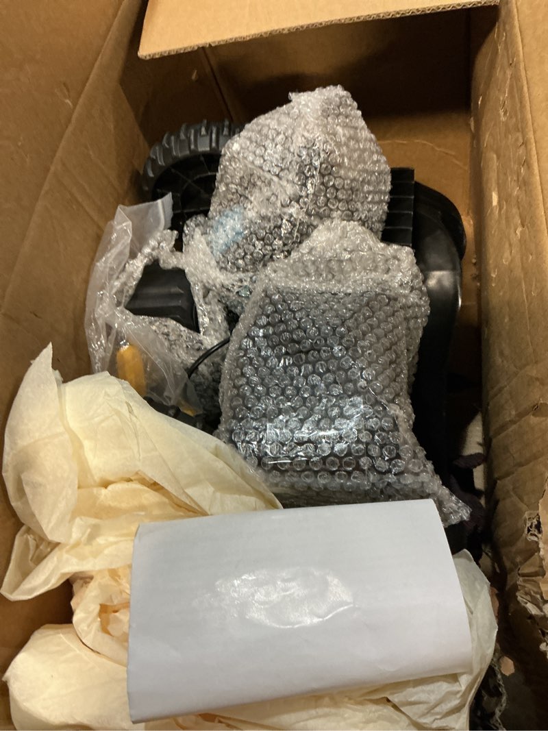 Condition photo showing Good Condition for 17"Cordless Snow Shovel with Wheels, 9000mAh Brushless Electric Snow Blower Battery Powered, 20-30FT Throw Distance/Larger Snow Removal,12lb Lightweight Snow Thrower for Driveway/Steps/Patio/Sidewalk