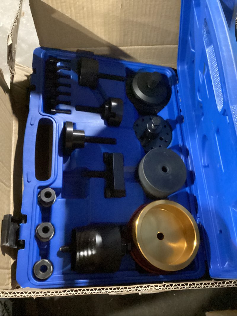 Condition photo showing New/Like New for crankshaft seal removal kit compatible with b-m-w n40 n42 n45 n45t n46 n46t n52 n53 n54 n55 engine, part# 119181 crankshaft front and rear oil seal remover and installer kit