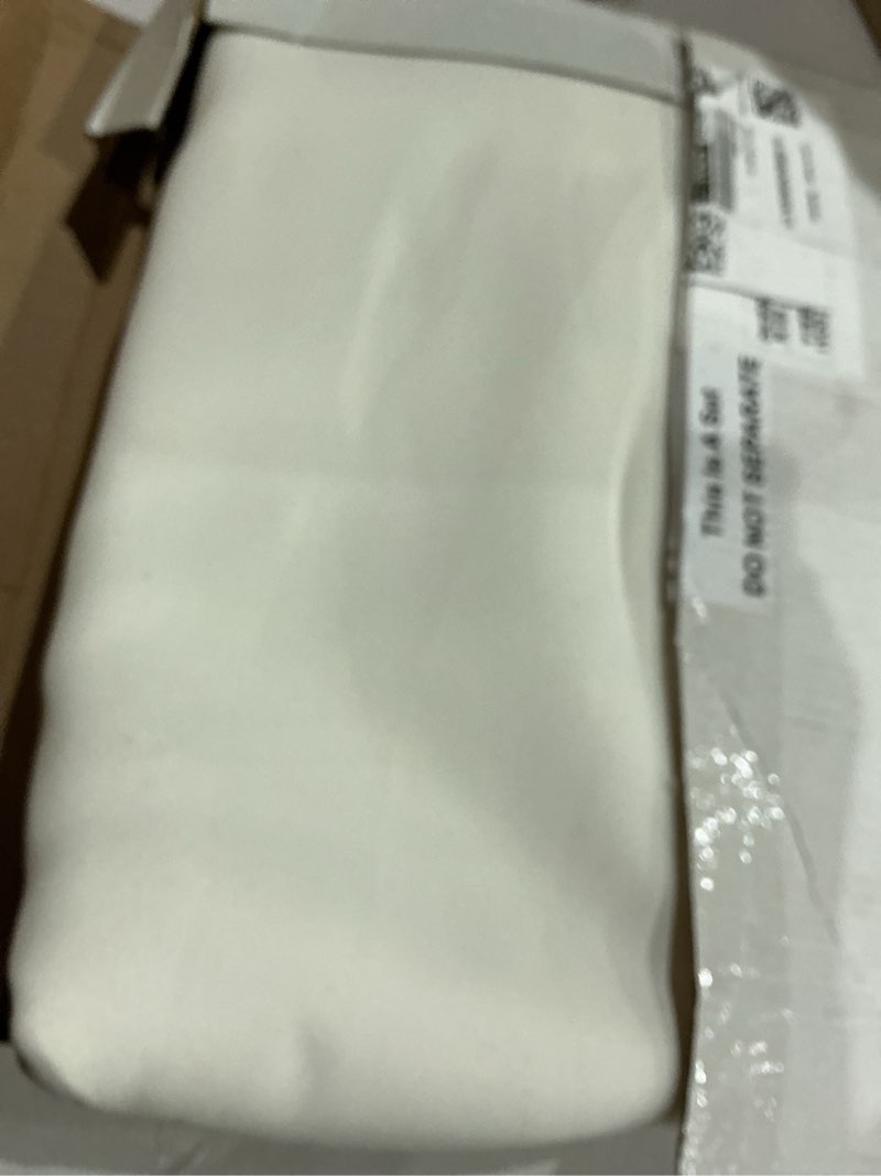 Condition photo showing New/Like New for lordtex waterproof indoor/outdoor curtains for patio - thermal insulated, sun blocking detachable sticky tab top blackout curtains for bedroom, porch, pergola, 52 x 108 inch, 2 panels, vanilla vanilla 52"w x 108"l (pack of 2)