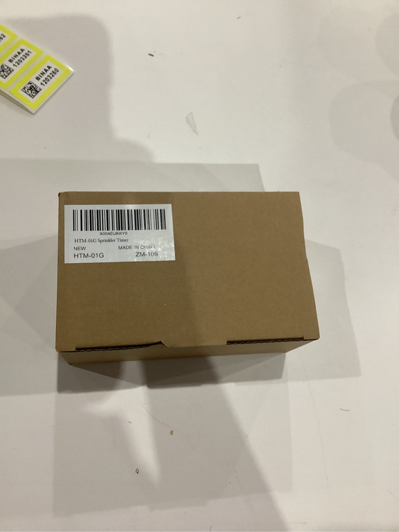 Condition photo showing Good Condition for Sprinkler Timer, Programmable Irrigation Water Timer for Garden Hose, Solar/Battery Dual Power & Professional Leak-Proof Design, Rain Delay/Auto/Manual Watering System, Green