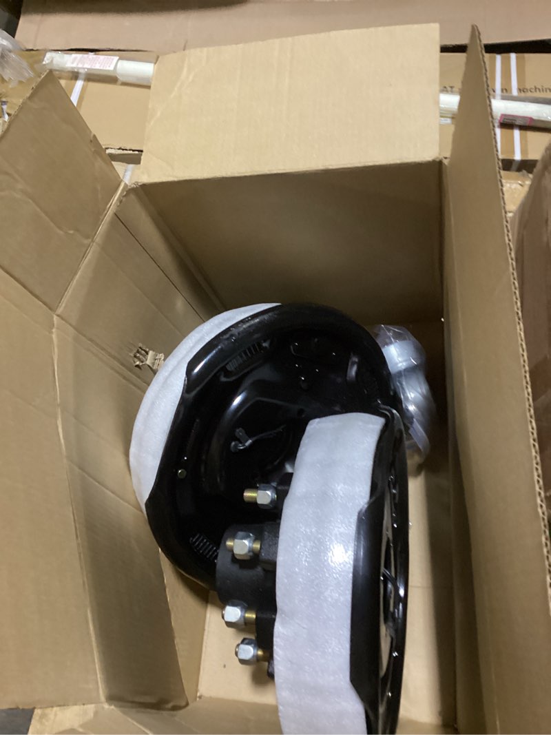 Condition photo showing Good Condition for 8 on 6.5" Bolt Circle Hub Drum Kits w/ 12" x 2" Left and Right Electric Brake for 7,000lbs Trailer Axle,Cone Bearing
