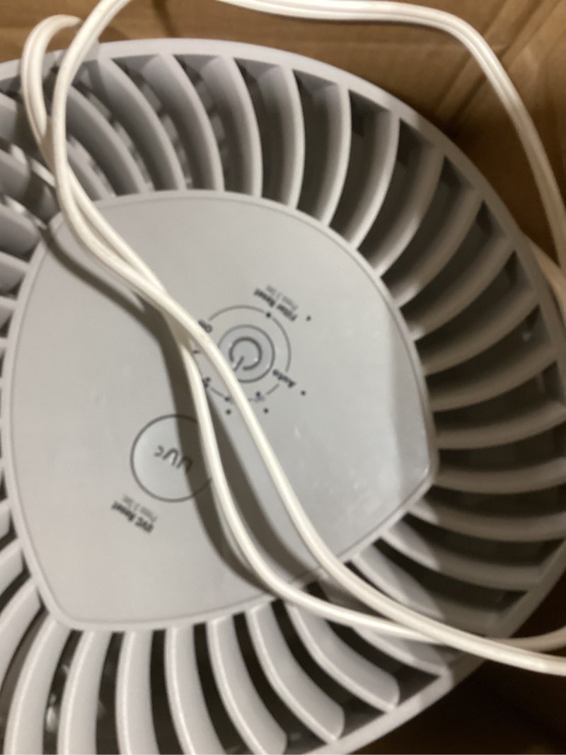 Condition photo showing Good Condition for GermGuardian Airsafe+ HEPA Air Purifier for Home, Large Rooms Up To 1043 Sq. Ft. with HEPA Air Filter, UV-C Light & Air Quality Sensor, AC3000W, White Airsafe+ Intelligent Air Purifier with UV-C light - White