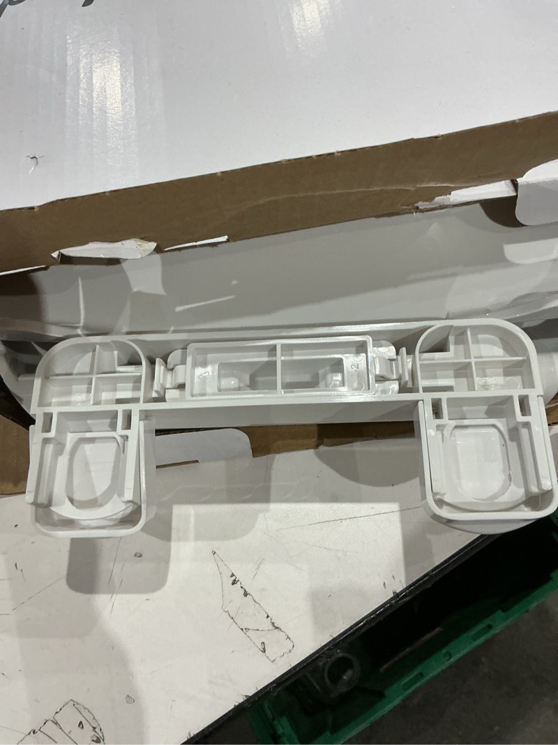 american standard mightytuff plastic white round soft close toilet seat