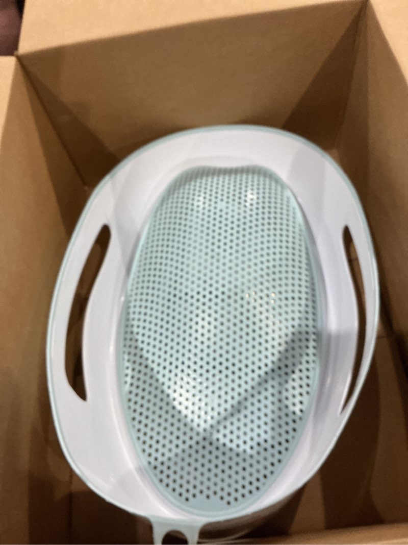 Condition photo showing Good Condition for angelcare baby bath support (aqua) | ideal for babies less than 6 months old bath support blue