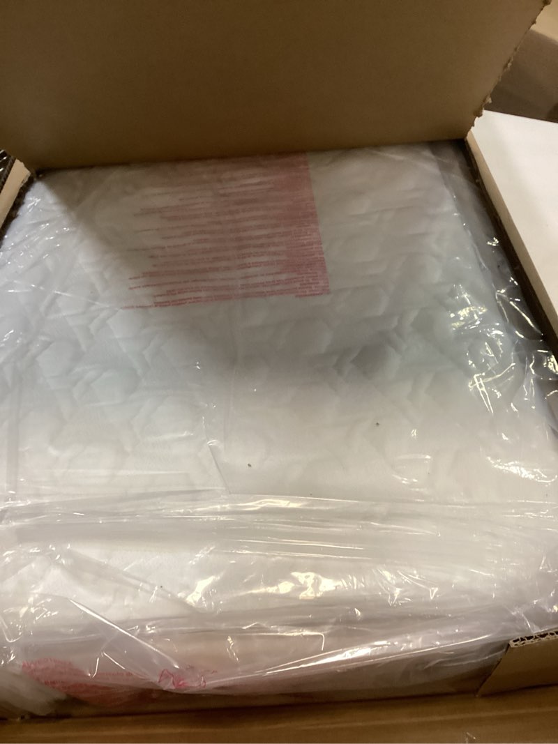 Condition photo showing Good Condition for Baby Bassinet Bedside Crib, 3-in-1 Baby Bassinet Bedside Sleeper with Mattress and Soft, Breathable Sheet, Full-Mesh Sides, 6-Height Adjustable, Stable and Secure Crib for Newborns Wood Grain Legs + Beige Bed