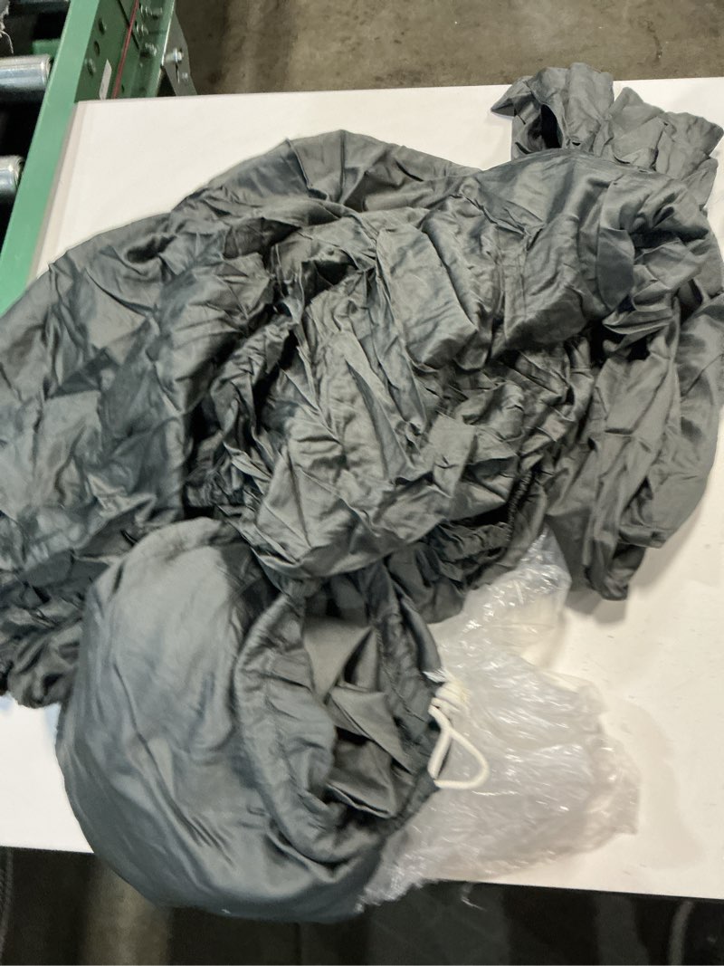 Condition photo showing As Is for bamboo deluxe bedding bundle, king, charcoal