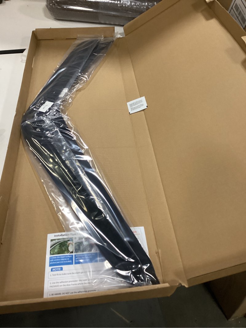 Condition photo showing New/Like New for Window Visors Rain Guards for 1987-1991 Chevy Blazer, Out-Channel Window Vent Wind Deflectors Visors Shades for 1973-1991 Chevy GMC C/K/R-Series Pickup/Suburban