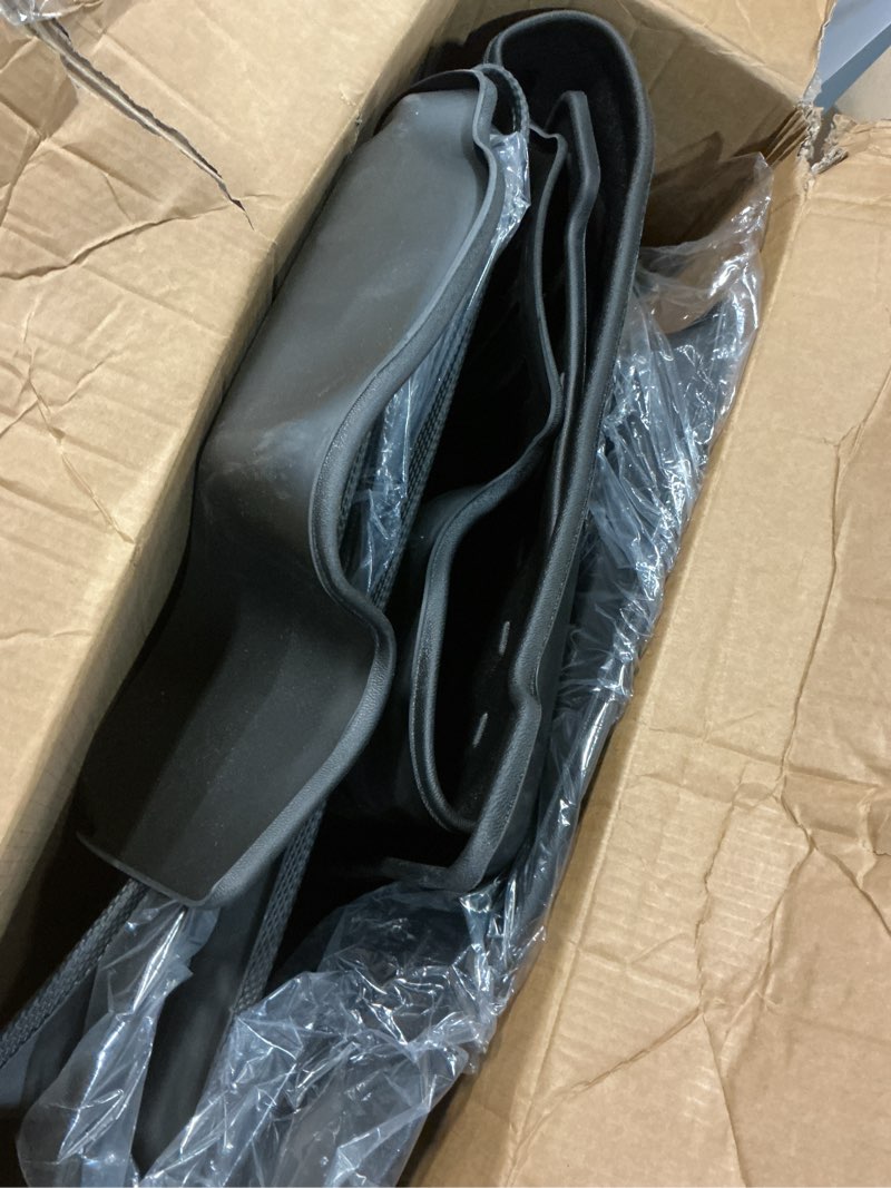 Condition photo showing Good Condition for binmotor-for ford explorer 6 seat captain chairs 2020-2025 2026, all weather car floor mats and cargo liner seatback cargo set, waterproof tpe car mats for explorer accessories-black 1) car mats for ford explorer 6 seat captain chairs (2020-2026)