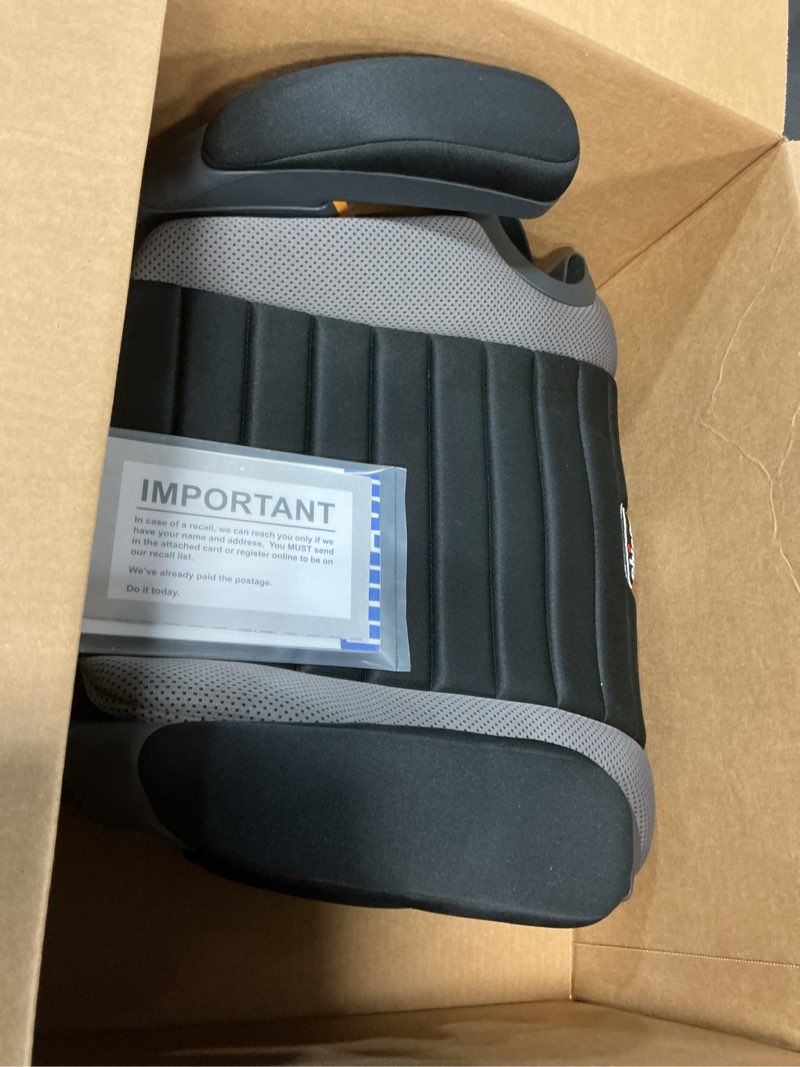 Condition photo showing Good Condition for chicco gofit backless booster car seat without latch attachment, travel booster seat for car, portable car booster seat for children 40-110 lbs. | shark/black/grey gofit shark/black/grey