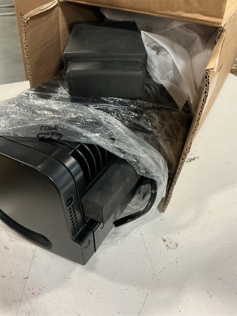 Condition photo showing Good Condition for vornado transom window fan with 4 speeds, remote control, reversible exhaust mode, weather resistant case, black, whole room black remote control fan