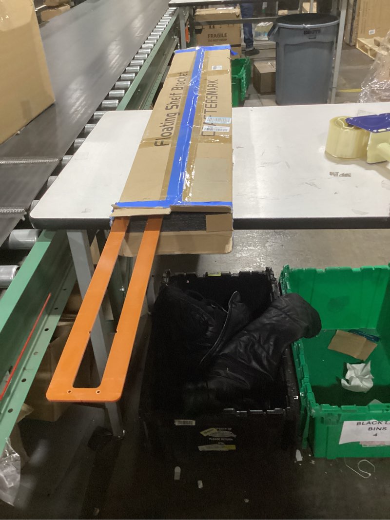 1 Pack Large Shelf Brackets Long Floating Shelf Bracket Invisible Floating Shelf Hardware Heavy Duty