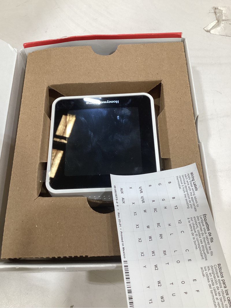 Condition photo showing Good Condition for honeywell home rth8800wf2022, t5 wifi smart thermostat, 7 day-programmable touchscreen, alexa ready, geofencing technology, energy star, c-wire required 3.5 x 3.5 inches (1-pack)
