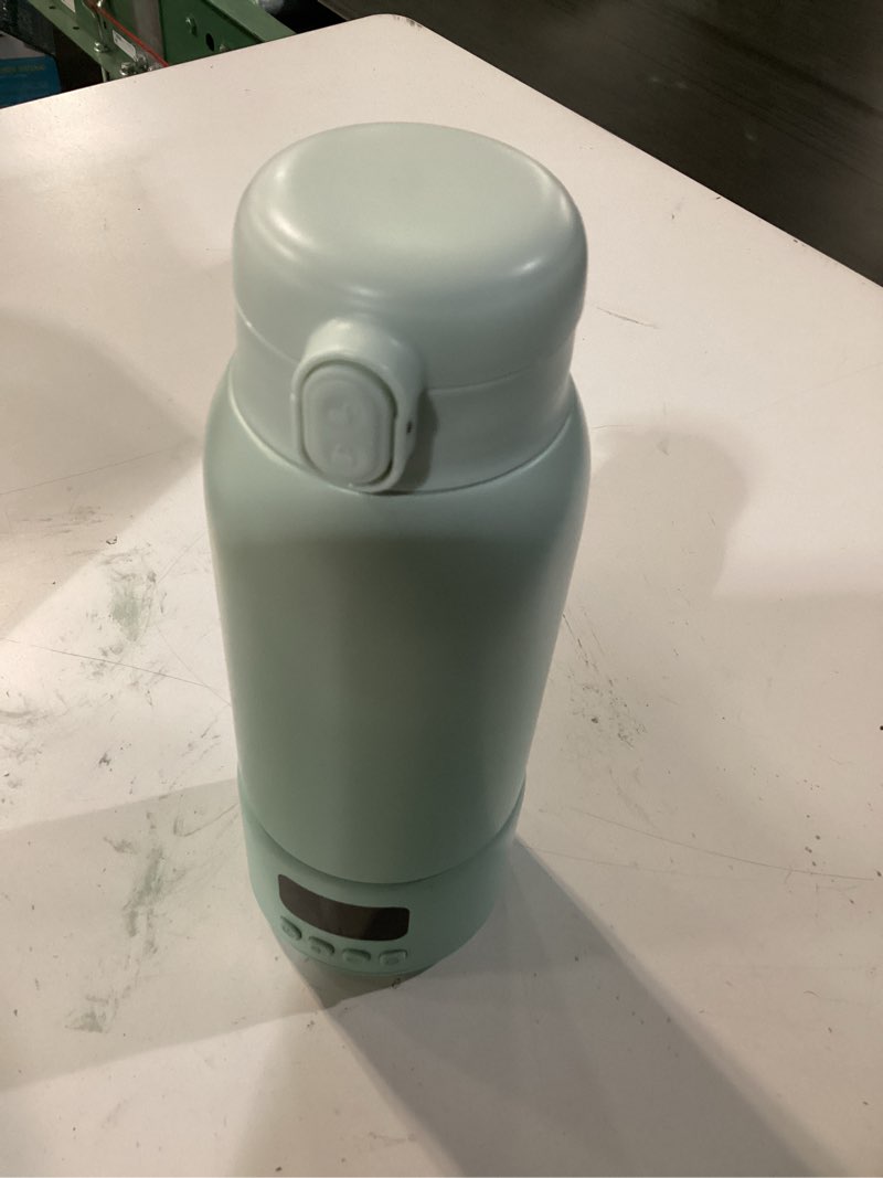 Condition photo showing Good Condition for portable bottle warmer extended battery life - dual heating modes for breast milk & water, 17 ounces, fast heating, ideal for travel, outdoor, baby shower, green gradual green