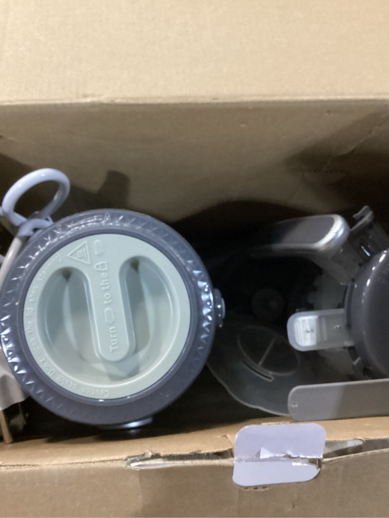 Condition photo showing Good Condition for grownsy baby food maker with steam basket, one step baby food processor steamer puree blender grinder mills machine, auto cooking grinding and sterili-zing for healthy homemade baby food, dark grey