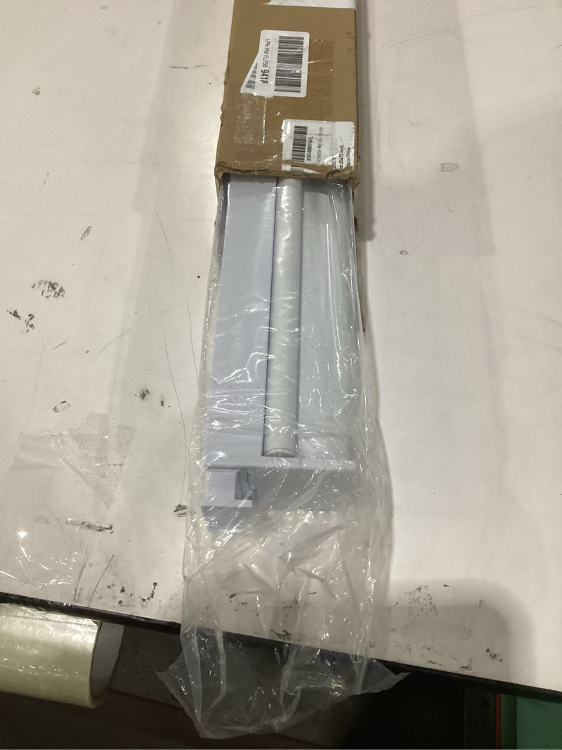 Condition photo showing Good Condition for joydeco no drill no tools blackout shades, free-stop cordless roller shades, thermal insulated blinds for indoor windows, easy install window blinds for home and office (white, 35" w x 75" h) white (no drill) 35"w x 75"h