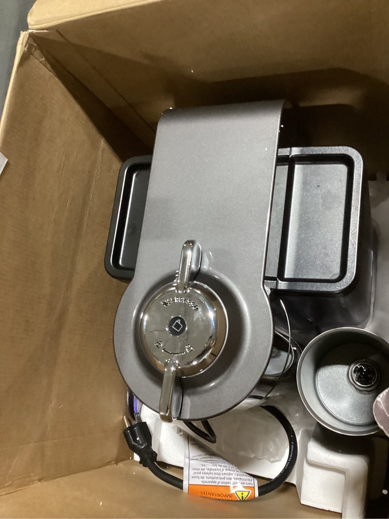 Condition photo showing Good Condition for Nespresso Vertuo Coffee and Espresso Maker by De'Longhi, Titan Machine Only Graphite Metal