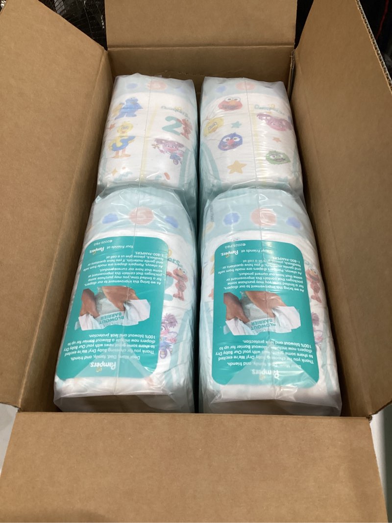 Condition photo showing New/Like New for pampers diapers - baby dry - size 5, 132 count, absorbent disposable infant diaper (packaging may vary) size 5 132