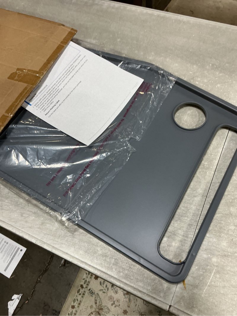 Condition photo showing Good Condition for Walker Tray Table with 2 Cup Holders - Universal Trays for Standard Folding Walkers - Home Mobility Accessories by Bluestone (Gray)