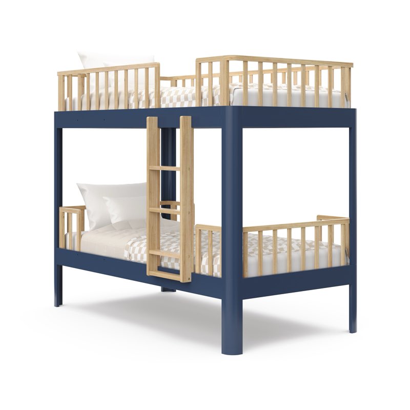 Storkcraft Next Santos Twin-Over-Twin Convertible Bunk Bed,(incomplete box 2)