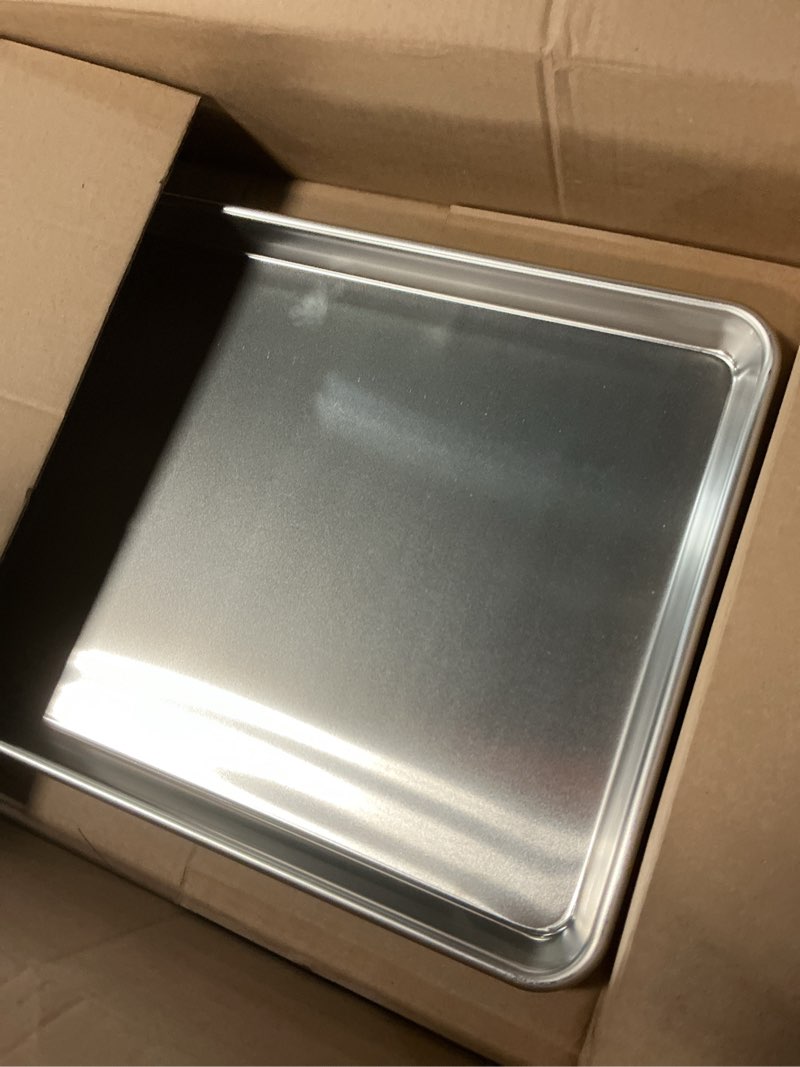 Condition photo showing Good Condition for nordic ware naturals half sheet - usa made aluminum commercial quality sheet pan for baking or roasting, encapsulated galvanized steel rim prevents warping, 2-pack 2pk half sheet