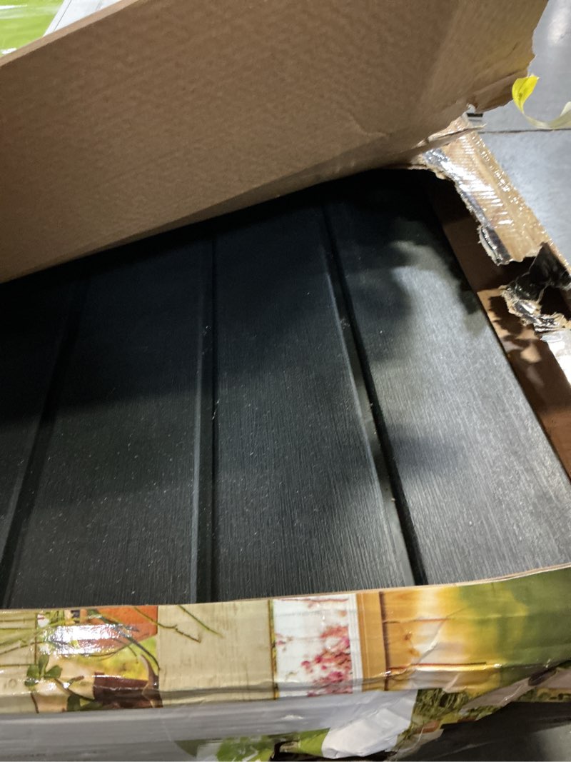 Condition photo showing As Is for keter 230 gal. xxl deck box