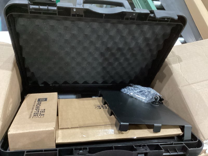 Condition photo showing Good Condition for iPresent PRO Portable Presidential Teleprompter for iPad Tablet & Monitor with Remote Control, Hardcase & APP, Live Events Public Speaking & Conference, Speech Prompter Stage Autocue