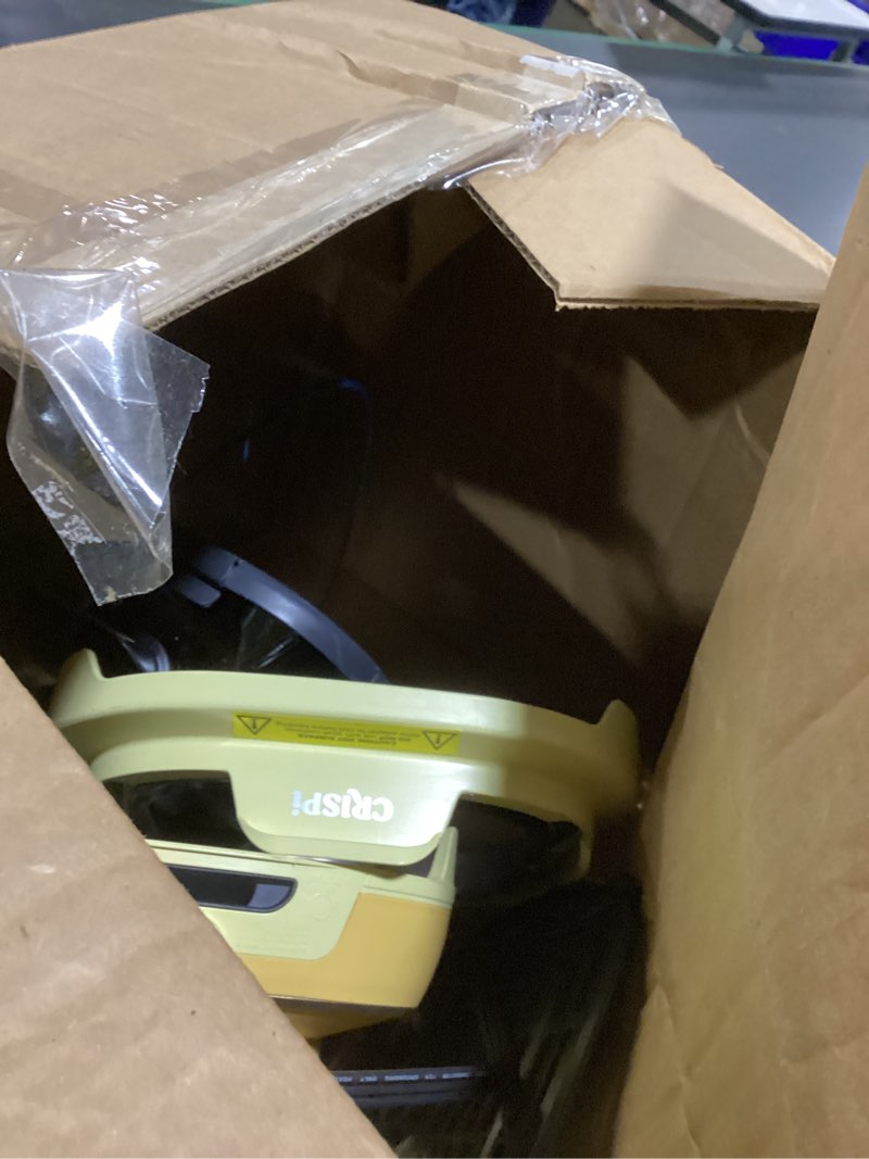 Condition photo showing As Is for Ninja | Air Fryer | Crispi 4-in-1 Portable Cooking System | 4QT & 6 Cup Glass Containers, Crisper Plates & Storage Lids Included | Microwave, Freezer & Dishwasher Safe | Ginger Snap | FN101GD Ginger Snap 4 QT