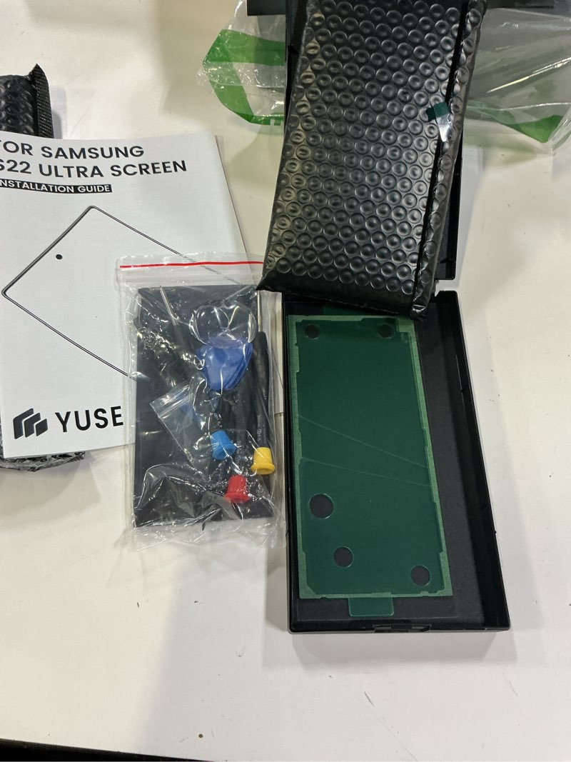 Condition photo showing New/Like New for us version for samsung s22 ultra screen replacement for galaxy s22 ultra 5g with frame & fingerprint