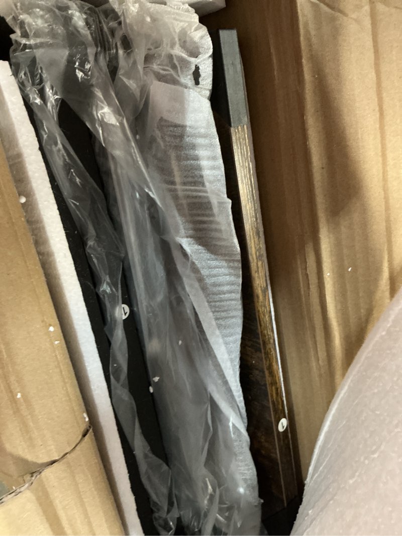 Condition photo showing New/Like New for 40-50 Gallon Fish Tank Stand?750 lbs Capacity Aquarium Stand?Heavy-Duty 3-Level Reptile Stand with Built-in Storage?36.8×15.7×31.5" Steel Terrarium Stand?Retro Brown