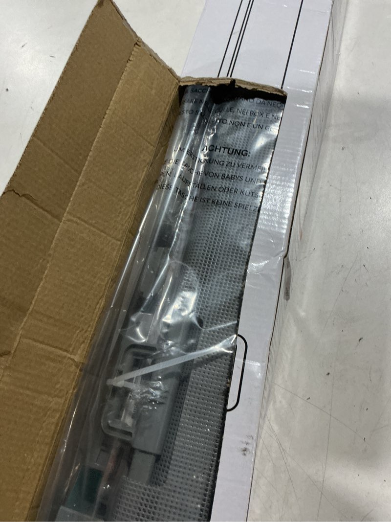 Condition photo showing Good Condition for reinforced 42" extra tall x 96" wide retractable pet gate with support rods-prevent crawling under, mesh baby gate long dog gate indoor/outdoor retractable gate tall dog gates for doorways, gray gray (42" tall x 96" wide)