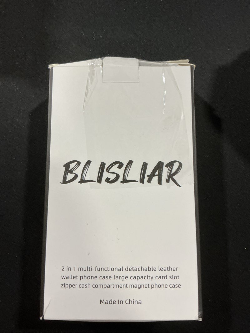 Condition photo showing New/Like New for BLISLIAR Wallet Case for iPhone 16 Plus with Card Holder/Crossbody Wallet/Strap,[RFID Blocking][Magn