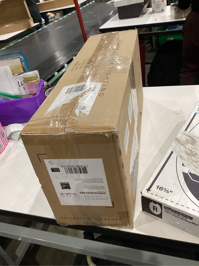 Condition photo showing New/Like New for Sea Gull Lighting Generation 4490303EN3-962 Transitional Three Light Wall/Bath from Seagull-Zire Col