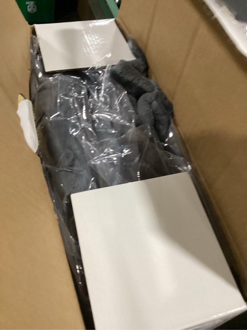 Condition photo showing As Is for Westinghouse Heated Throw Blanket, Electric Blanket Throw with 6 Heating Levels and 2-10 Hours Time Settings, Flannel to Sherpa Super Cozy Heated Blanket Machine Washable, 50x60 inch, Charcoal Charcoal Throw 50"x60"