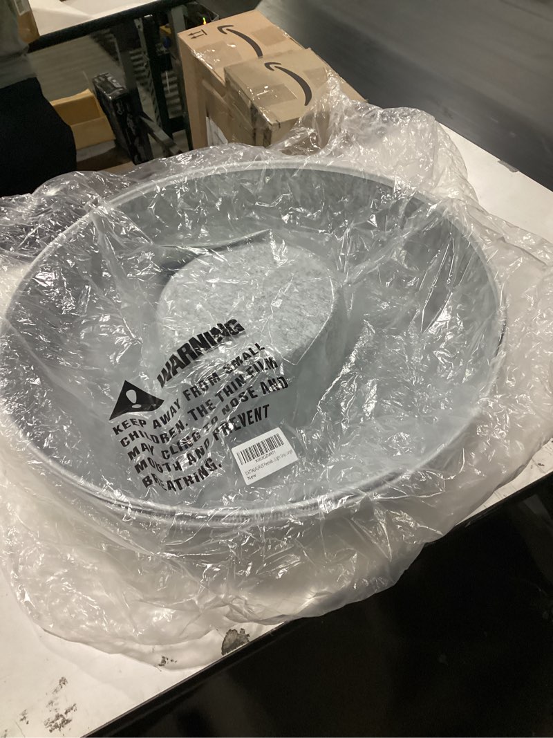 Condition photo showing New/Like New for Cattasaurus Peekaboo Cat Cave Donut for Multiple & Large Cats up to 30-45 lbs, 3-in-1 Self Warming Cat Bed, Tunnel & Scratcher for Indoor Cats, Washable & Detachable Small Dog Bed (Light Gray, Large) Light Gray Large