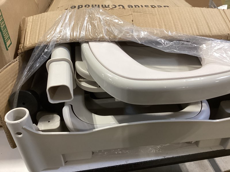 Condition photo showing Good Condition for bedside commodes, bedside toilet, commode chair, height adjustable adult potty chair for seniors, portable toilets for home use, suitable for people with disabilities the elderly & others