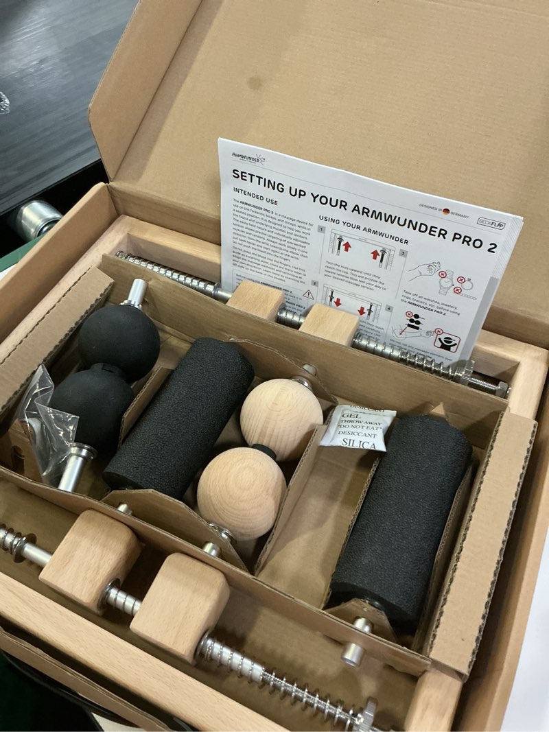 Condition photo showing Good Condition for professional forearm massager and roller - tennis elbow, pickleball, golfer's elbow, tendonitis, carpal tunnel, wrist, hand, trigger point, active & myofascial release