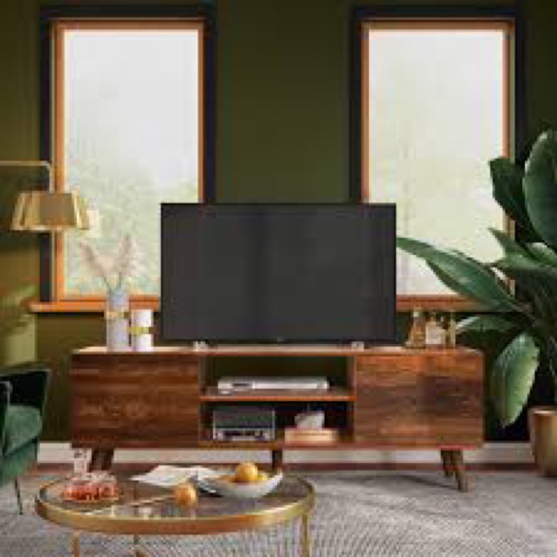 Demaree Solid Wood 53.5'' W Storage Credenza