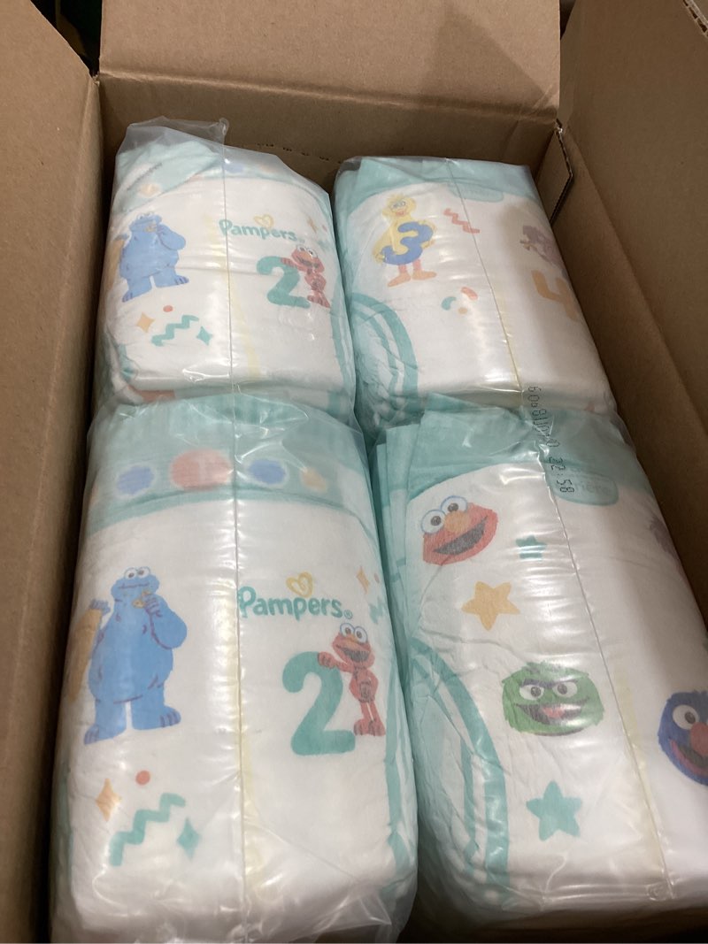 Condition photo showing Good Condition for pampers diapers - baby dry - size 1, 120 count, absorbent disposable infant diaper (packaging may vary) size 1 120