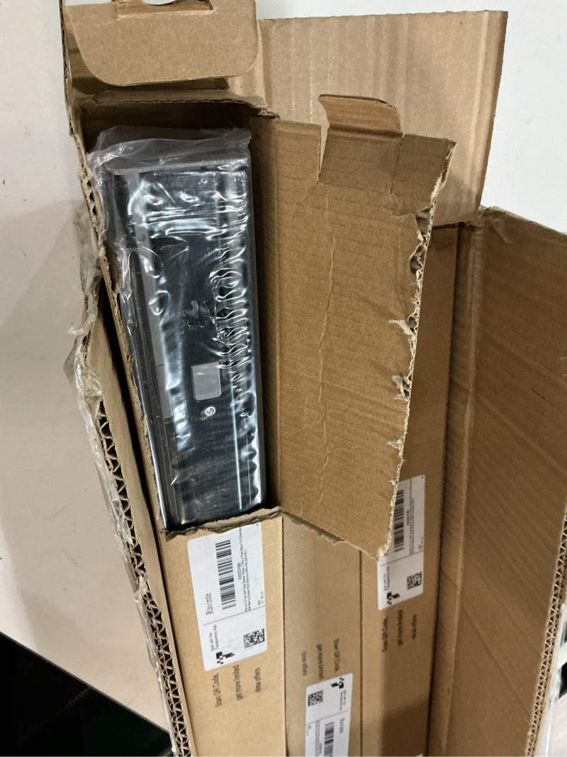 Condition photo showing Good Condition for 20 inch soft close drawer slides, side mount ball bearing, 10 pairs, silver | full extension heavy duty cabinet drawer slides, 10 pair/20 slides, mounting brackets and screws included, zinc-plated 20 inch 10