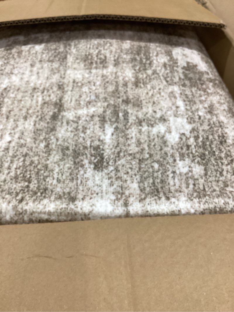 Condition photo showing Good Condition for Washable Rug 8x10 Area Rugs for Living Room: Modern Abstract Neutral Soft Carpet for Bedroom Dining Room Under Kitchen Table Home Office Decor - Brown Light Brown 8' x 10' (Rectangular)
