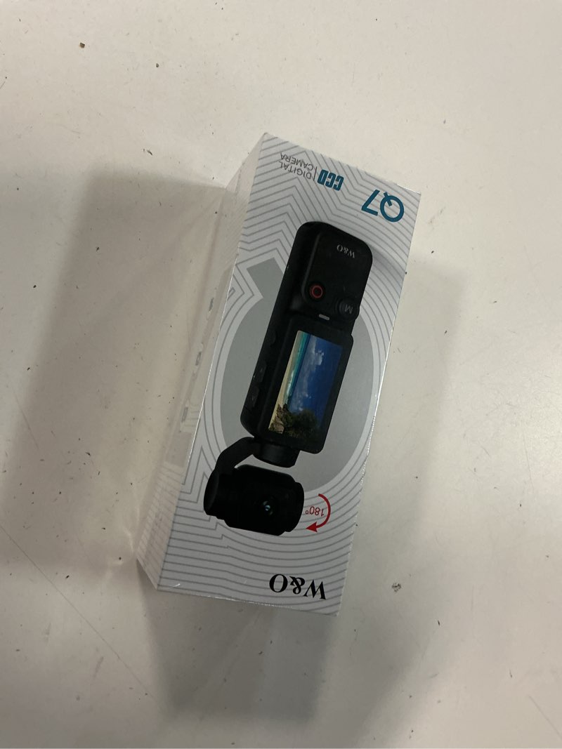 Condition photo showing New/Like New for W & O Vlogging Camera with 180° Rotating Lens, Pocket Body Camera with Audio & Video Recording,7-Hour Battery, Handheld POV Cameras with 32GB Card, Easy One-Button Recording for Travel,Daily Life Black