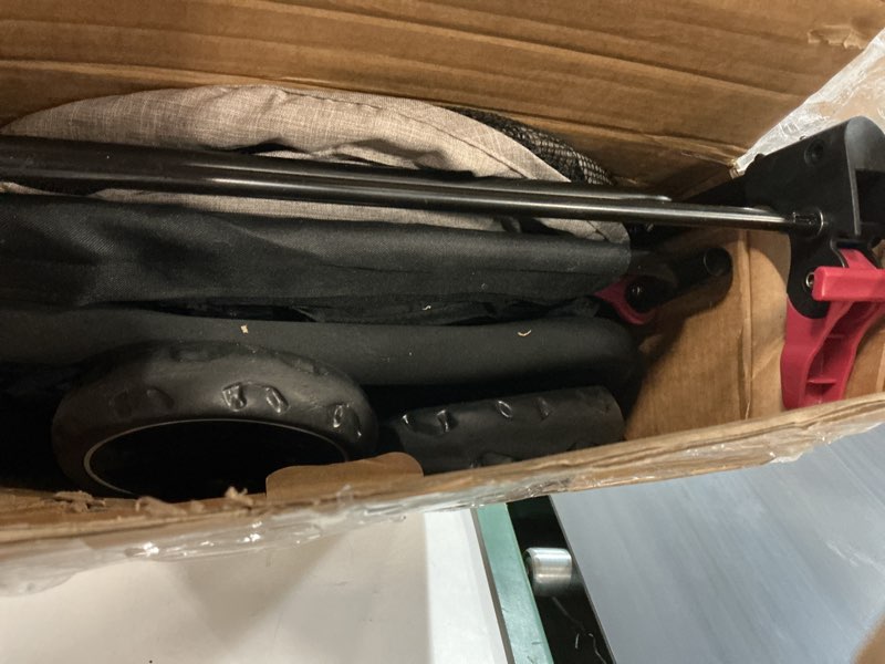 Condition photo showing Good Condition for roodo 3 wheel dog pet cat stroller best lightweight foldable compact portable jogger all terrain travel pet gear puppy kitty stroller for up to 30lbs medium small dogs and cats(light khaki)