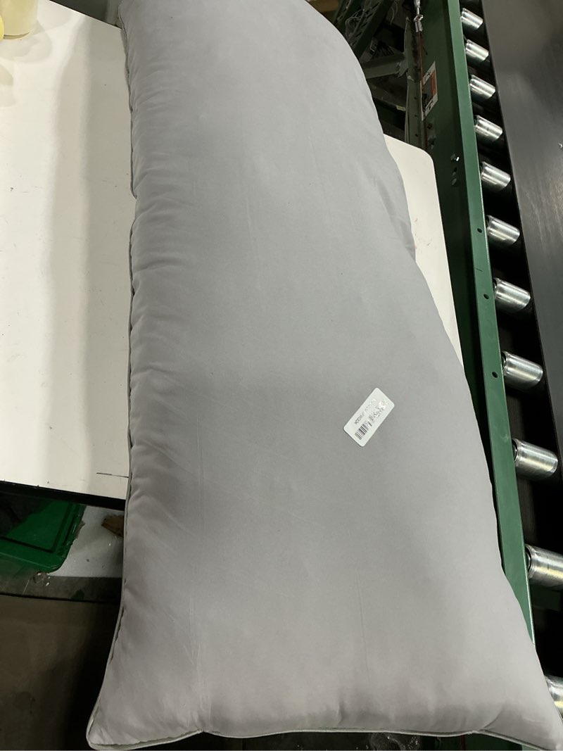 Condition photo showing As Is for YZ HOME Memory Foam Body Pillow Insert - Full Body Pillow for Adults - Soft Large Long Bed Pillow fo