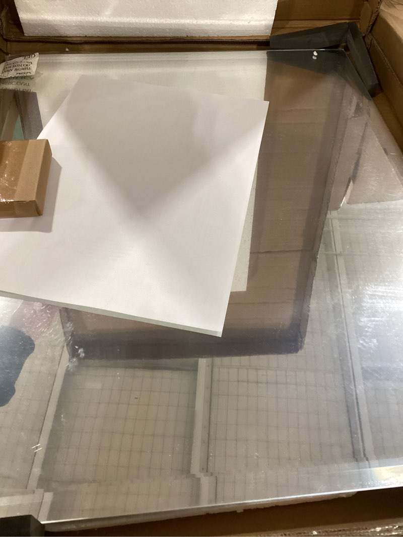 Condition photo showing Good Condition for TITAMEG 22x30 Inch Frameless Wall Mirror with 1" Beveled Edge, Frameless Rectangle Mirror for Bathroom, Vanity, Living Room 22"L x 30"W