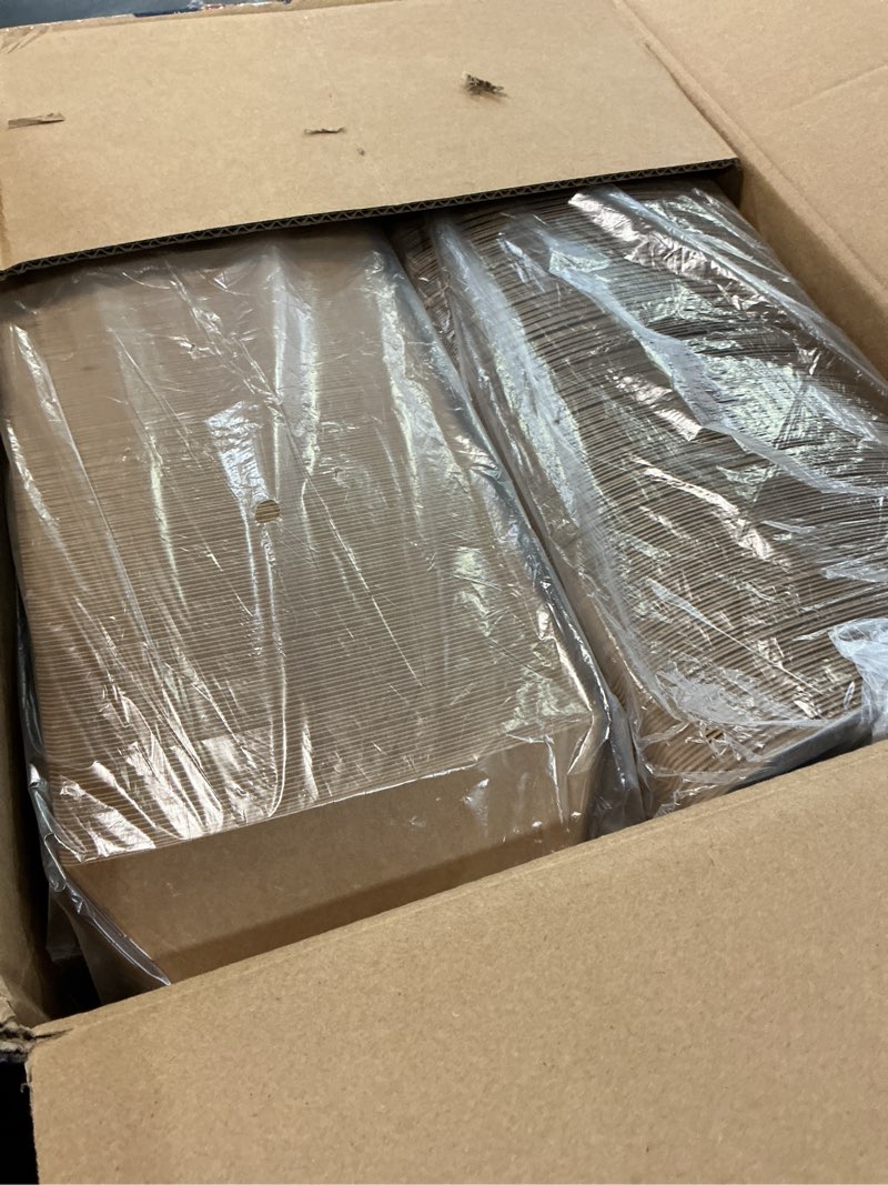 Condition photo showing New/Like New for jolly chef 2lb paper food trays, 1000 pack disposable paper boat, serving boats for gameday, food holder trays for snacks french fries nachos hot dog tacos bbq party